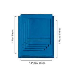 Set De Cama 6 Pcs Queen Bcsq4606