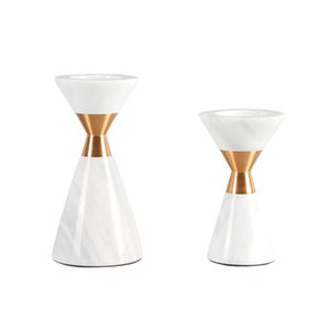 F0177 Portavela Conico D100*175 Blanco