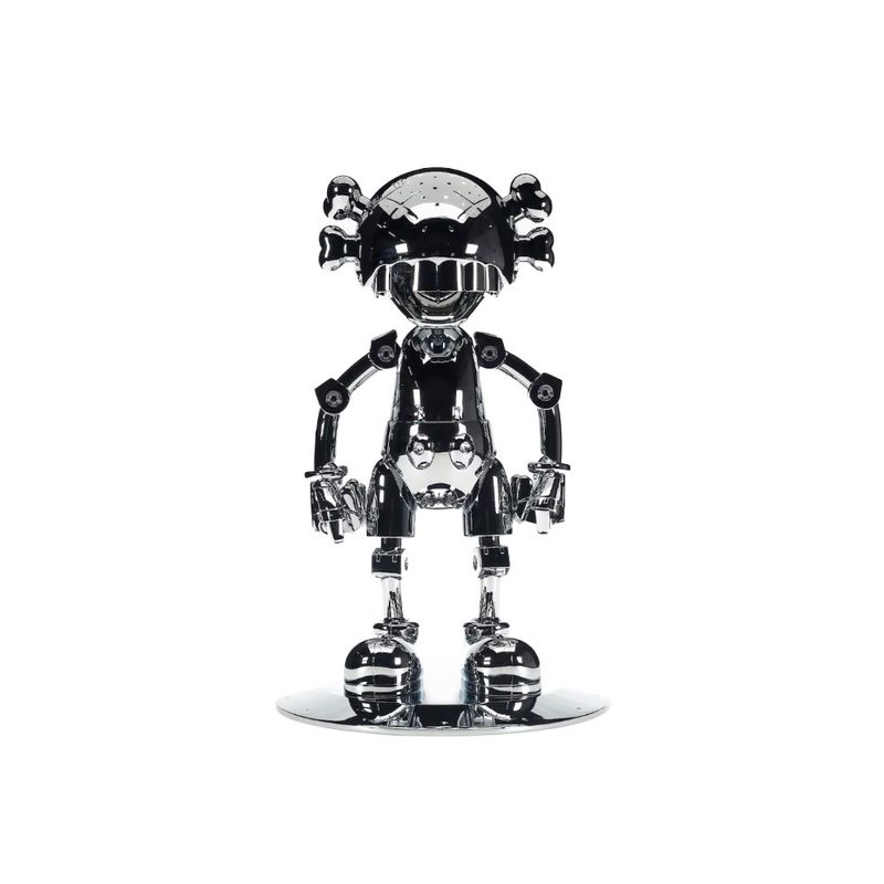 H1659A-Escultura-De-Robot-160-115-Azul-Y-Negro