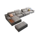 Kb918-Sofa-En-L-De-Cuero-Gris