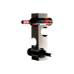 B0071 Estanteria De Vinos Rectangular L100*W100 Plateado