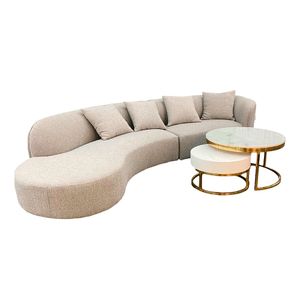 1001 Sofa 4P 3480*1040 Gris