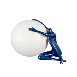 Jzpt0095 Figura Humana Con Esfera 250*190 Azul