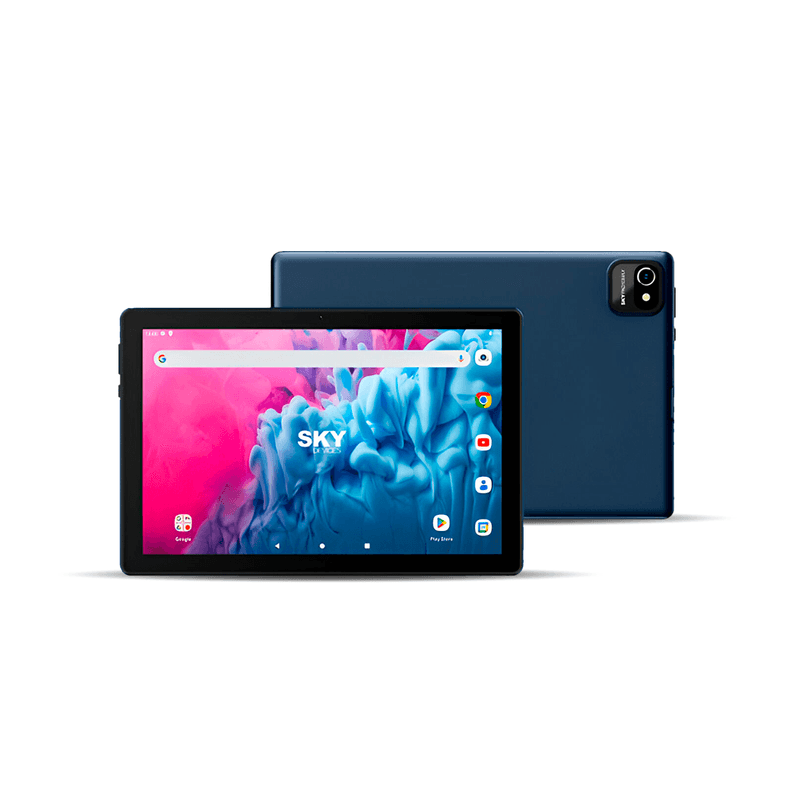 Sky Pad 10 Max 10.1" HD Android 13 Tablet – 3GB RAM, 64GB Storage, LTE Unlocked – Silver (Open Box)